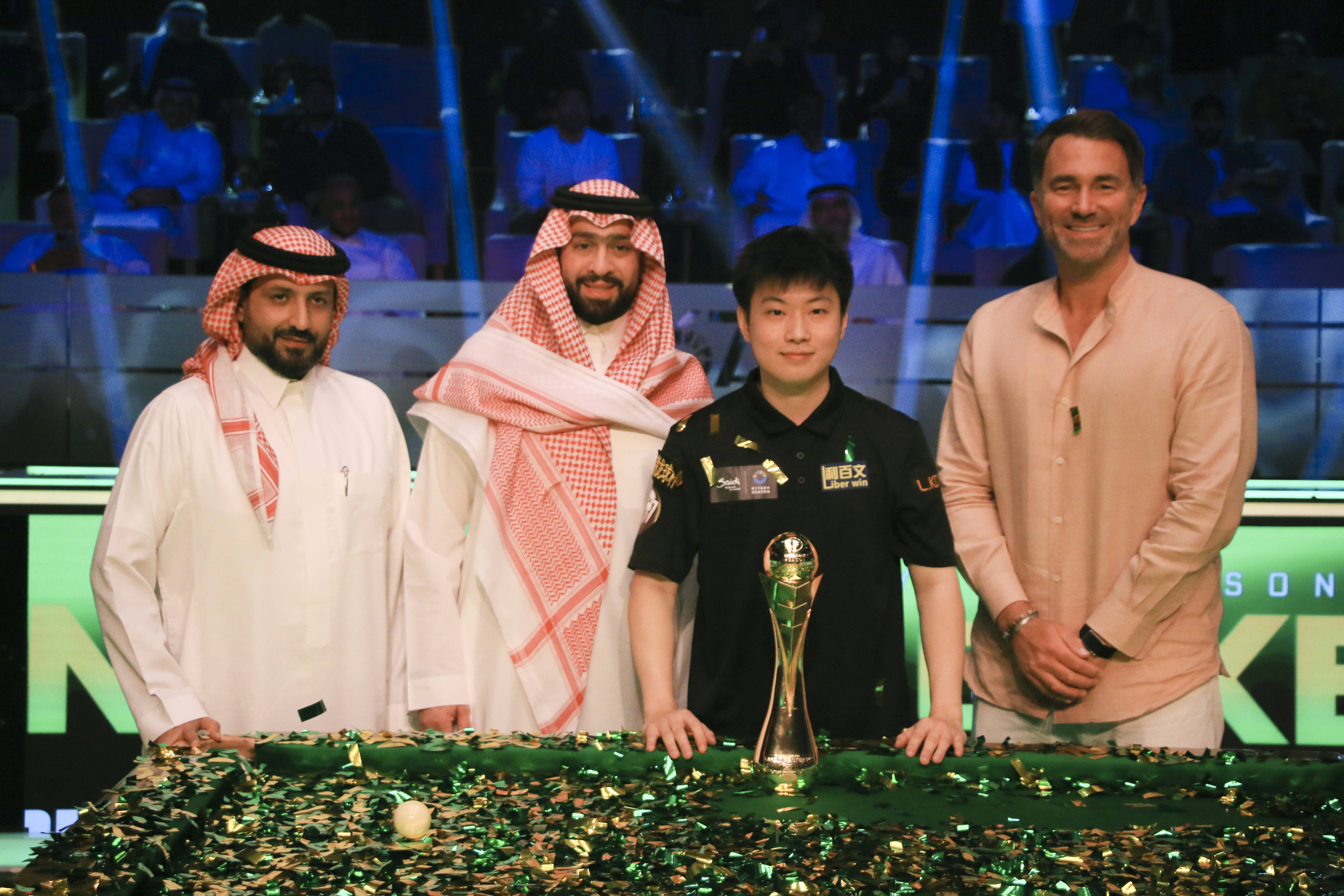 皇冠登3新2管理
_（体育）斯诺克——赵心童获利雅得季斯诺克锦标赛冠军